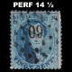 BELGIUM.1865.King Leopold I.20c.YVERT 15B.CANCEL 60.PERF 14 ½ - 1863-1864 Médaillons (13/16)