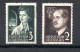 Liechtenstein 1955 Set Royal Pair Stamps (Michel 332/33) Nice Used - Gebraucht