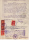 1929. KINGDOM OF SHS,SERBIA,BELGRADE,CONTRACT ON 4 PAGES,9 X 250 DIN. REVENUE STAMP,2 X100 AND 2 X 10 DIN - Briefe U. Dokumente