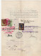 1926.  AUSTRIA,VIENNA,POWER OF ATTORNEY,SENT TO SERBIA,APPROVED BY YUGOSLAV CONSULATE,4 VARIOUS REVENUE STAMPS - Revenue Stamps