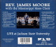 James Moore With The Mississippi Mass Choir - Live At Jackson State University. CD - Jazz