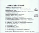 Zorba The Greek. Greek Dancing Music. CD - Country & Folk