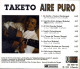 Taketo - Aire Puro. CD - Sonstige - Spanische Musik