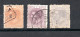 Spain 1882 Old Set King Alfonso XII Stamps (Michel 186/88) Used - Usati