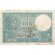 France, 10 Francs, Minerve, 1939, U.68548, TB, Fayette:07.01, KM:84 - 10 F 1916-1942 ''Minerve''