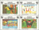 Delcampe - WWF W.W.F. Austria 1991 Charity LABEL CINDERELLA VIGNETTE - Mole Parrot Crocodile Lion Frog Monkey Elephant Butterfly - Autres & Non Classés