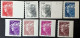 590 & 596 + 591a Sans Phosphore TP De Feuilles Beaujard Série Complète - Unused Stamps