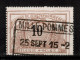 Chemins De Fer TR 15, Obliteration Centrale Nette MILLE POMMES (SINAY Apres 1909), R.RARE - Sonstige & Ohne Zuordnung