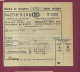 050324 - TICKET TRANSPORT CHEMIN DE FER - BELGIQUE 1952 Série 717 N°8406 B 2e Cl ERQUELINNES HERGENRATH - Europa