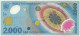 ROMANIA - 2.000 Lei - 1999 - Pick 111.a - Unc. - Série 004A - Total Solar ECLIPSE Commemorative POLYMER - 2000 - Roumanie