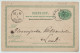 SUÈDE / SWEDEN - 1885 - "GERSNÄS" (GÄRSNÄS) CDS On 5ö Postal Card Mi.P9F Addressed To Lund - Lettres & Documents