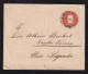 Argentina 1890 Stationery Envelope ESTAFETA AMBULANTE N° 2 To RIO SEGUNDO Railway Postmark - Storia Postale