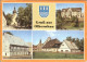 72371452 Olbernhau Erzgebirge Blick Zur Kirche Rathaus Gaststaette Wilder Mann S - Olbernhau