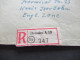 15.7.1948 SBZ MiF Marken Mit Aufdruck Und Kontrollrat Einschreiben Dresden A 19 - Bösperde Westfalen Mit Ank. Stempel - Covers & Documents