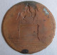 Médaille En Cuivre Rétablissement De La Statue équestre De Louis XIV à Lyon 1825 Par Galle André - Royaux / De Noblesse