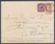 EP Enveloppe 10c (N°57) + N°46 Càd THIELEN /19 JUIN 1894 Pour ANTWERPEN (au Dos: Càd ANVERS) - Briefe