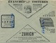 Old Envelope With Publicité: Typewriters HERMES-Zurich Ass.-1937- Verso: Le Projecteur ANTI BROULLARD  ( 2 Scan ) - Enveloppes