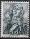 Plaatfout Blauwgrijs Vlekje Boven De Linkerschouder In 1943-44 Zeehelden 17½ Ct Grijs NVPH 416 PM 6 - Variétés Et Curiosités