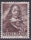 1943-44 Zeehelden 20 Cent Bruin Met Plaatfout "witte Vlek Inde Kraag" Zegel 54  NVPH 417 P Gestempeld - Variétés Et Curiosités