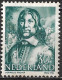 Plaatfout Blauwgroen Streepje In De Wolken (zegel 88) In 1943-44 Zeehelden 30 Cent Blauwgroen NVPH 420 P 1 Ongestempeld - Variétés Et Curiosités