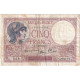 France, 5 Francs, Violet, 1939, Q.64212, TB, Fayette:04.11, KM:83 - 5 F 1917-1940 ''Violet''