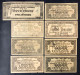 Filippine Philippines Emergency Notes WWII 1942 Emissioni Locali 8 Banconote LOTTO 2926 - Philippines