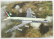 ITALIA PA 5 LIRE +L.30 CARTOLINA ALITALIA 1958 TO MILANO - Poststempel (Flugzeuge)