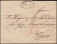 Ungarn Vorphilatelie Briefhülle Doppelkreisstempel PESTH Aus 1827 Nach Wien  - ...-1867 Voorfilatelie