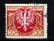 ⁕ Poland 1921 ⁕ Eagle In Shield 50 M. Mi.172 ⁕ 35v Used / Shades - Error / See Scan - Used Stamps