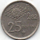 25 Pesetas 1980 - 25 Pesetas