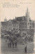 POPERINGE (W. Vl.) Oorlog 1014-1917 - Engelsche Troepen Op De Markt - Uitg. Sansen Vanneste 40 - Poperinge