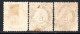 2658. NORWAY 3 CLASSIC ST. WITH NICE POSTMARKS LOT. - Oblitérés