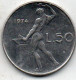 50 Lires 1974 - 50 Lire