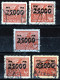 ⁕ Poland 1923 ⁕ Overprint Mi.185,187 ⁕ 11v Used - Used Stamps