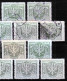 ⁕ Poland 1923 ⁕ Eagle In Shield / Wappenadler 300 M. Mi.177 ⁕ 20v Used / Different Perf. - Unchecked / Shades - See Scan - Gebraucht