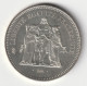 50 Francs Hercule Argent 1977 - Silver - - 50 Francs