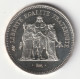 50 Francs Hercule Argent 1980 - Silver - - 50 Francs