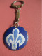 Canada Porte-clé  Ancien/ Fleur De LYS Québec/ Cuivre émaillé Avec Chaînette/ Vers 1975-1985        POC750 - Porte-clefs