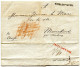 ALLEMAGNE - NTHIIFINGEN + PASSE PAR KEHL SUR LETTRE CHARGEE DE NURTTINGEN POUR STRASBOURG, 1811 - Vorphilatelie