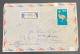 ISRAEL 1964 Rec-Letter From NETANYA To NICE France With Bird Stamp - Gebraucht (mit Tabs)