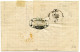 ALLEMAGNE - EMPIRE - 1/2 G. + 2 X1 G. SUR LETTRE DE VIC-SUR-SEINE POUR NANCY RAYON FRONTALIER , 1874 - Storia Postale