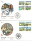Turkey; FDC 2005 The Cities (4 Covers) - FDC