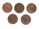 607/ Grande-Bretagne : Georges V : 5 X 1 Penny : 1914 - 1917 - 1918 - 1920 - 1921 - Altri & Non Classificati