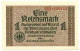 1 REICHSMARK OCCUPAZIONE TEDESCA ITALIA REICHSKREDITKASSEN 1943 FDS - Occupazione Alleata Seconda Guerra Mondiale