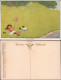 Ansichtskarte  Kinder Künstlerkarte Ohne Bezugschein Sommerurlaub Am See 1912 - Portraits