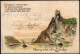 Ansichtskarte Sankt Goar Rheintal An Der Loreley Fels Als Frau Litho 1897 - St. Goar