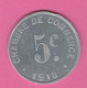 Seine Maritime - Rouen - Chambre De Commerce 1918 - 5 Centimes TTB/SUP - Blason - Monétaires / De Nécessité