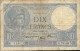 10Frs De 1940 ( Minerve ) - 10 F 1916-1942 ''Minerve''