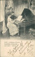 CHARLES SCOLIK SIGNED 1900s POSTCARDS - COUPLE & PIANO - EDIT A.S.W. - ETUDES MUSICALES  (5380) - Scolik, Charles