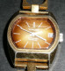 Montre Automatique Vintage THALES Automatic Incabloc, Bracelet Métal Doré Dateur - Relojes Ancianos